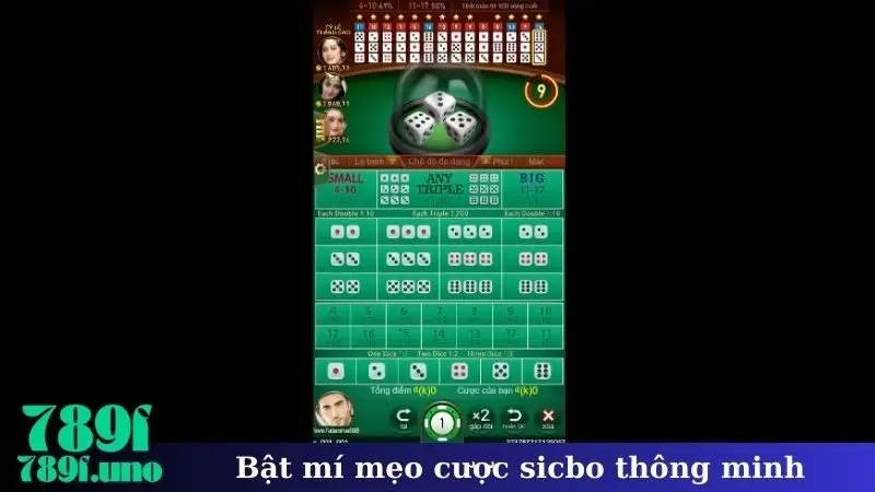 Bật mí mẹo cược sicbo thông minh