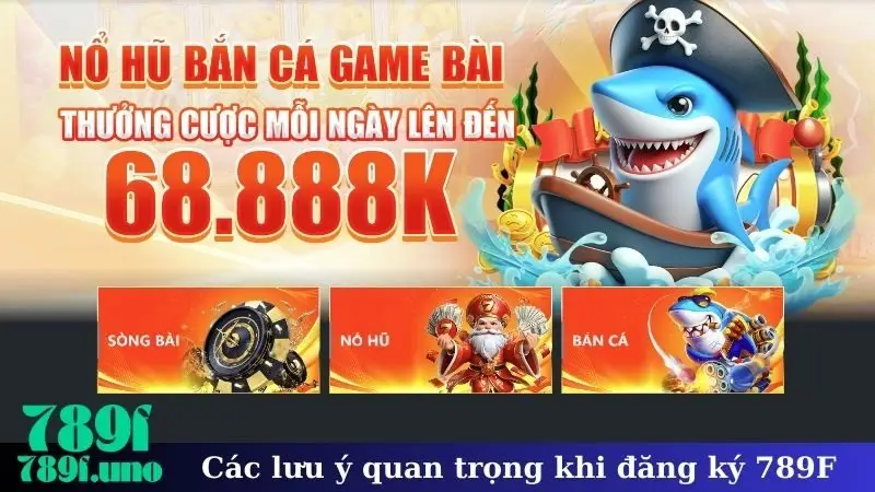 Các lưu ý quan trọng khi đăng ký 789F