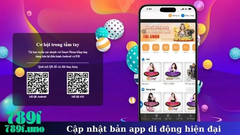 Cập nhật bản app di động hiện đại 
