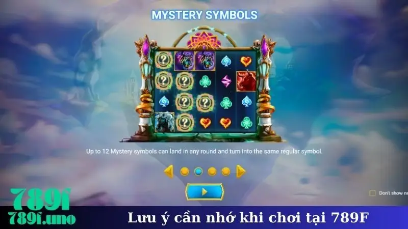 Lưu ý cần nhớ khi chơi tại 789F
