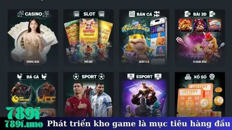 Phát triển kho game là mục tiêu hàng đầu